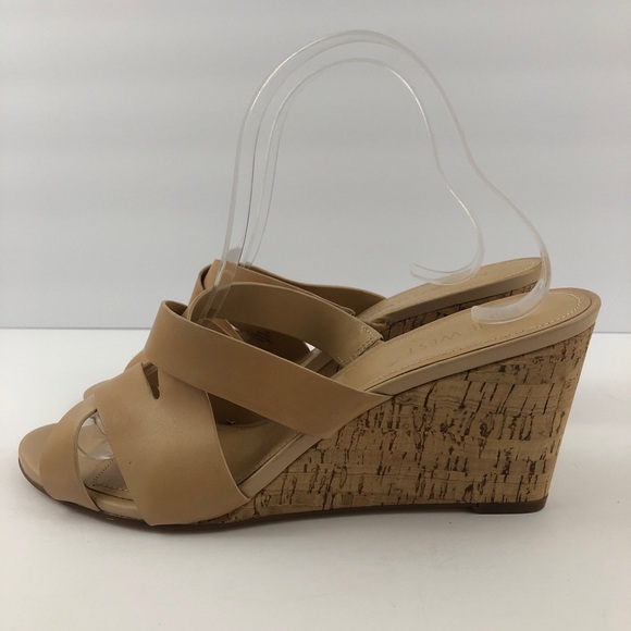 Nine West Wedge Sandals Womens 8.5 Jaclyn Tan - Picture 3 of 11
